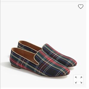 Jcrew holiday pattern smoking loafer